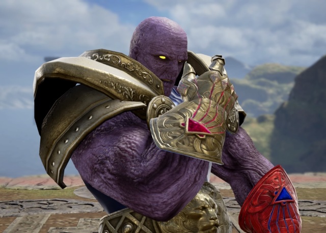 Thanos from Marvel Comics. Made using Creation mode in Soulcalibur 6. benjaminfrog.com