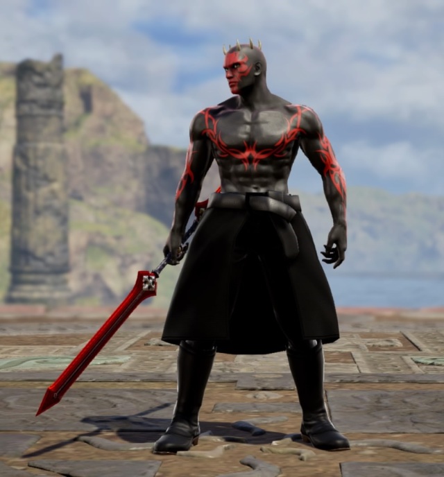 Darth Maul from Star Wars. Made using Creation mode in Soulcalibur 6. benjaminfrog.com